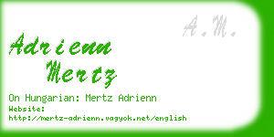 adrienn mertz business card